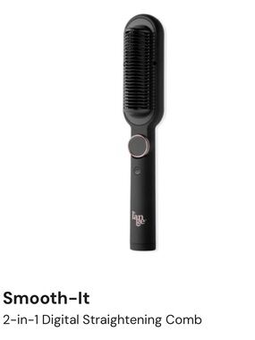 Lange Smooth-It 2-in-1 Digital Straightening Comb